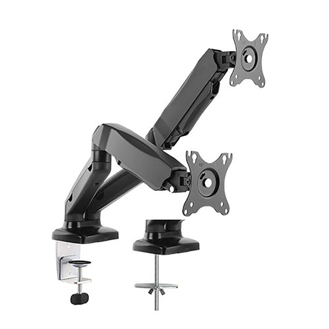 Soporte Monitor Escritorio Doble Neumático 13-27 Pulgadas