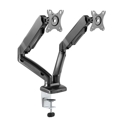 Soporte Monitor Escritorio Doble Neumático 13-27 Pulgadas
