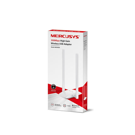 Adaptador USB Inalámbrico de AltaGanancia 300Mbps Mercusys