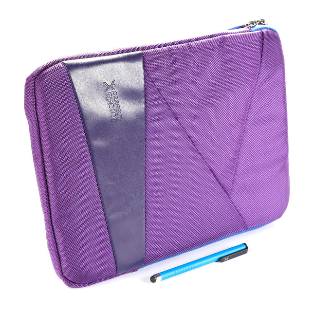 Kit funda 10,1'' morada + stylus azul