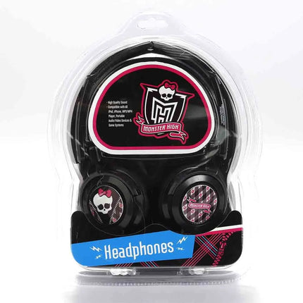 Audífonos Monster High Deejay Sakar Negro/Rosa
