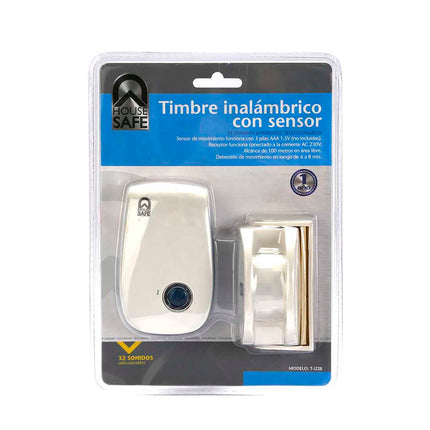 Timbre Inalámbrico House Safe Sensor Movimiento