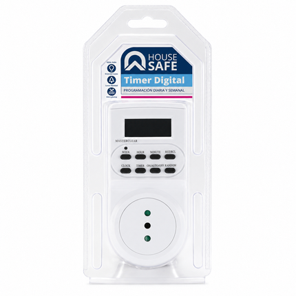 Timer Eléctrico Digital House Safe