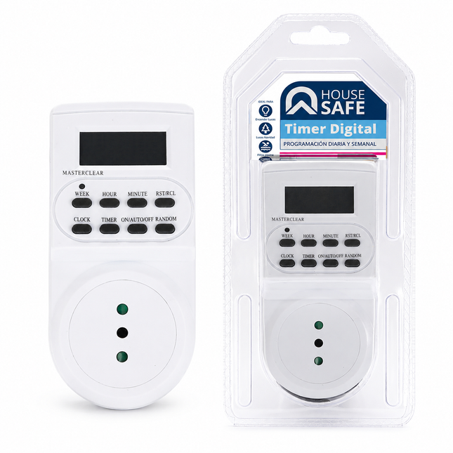 Timer Eléctrico Digital House Safe