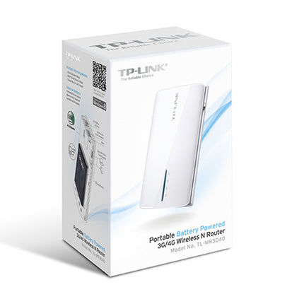 Router Inalámbrico N Portátil 3G / 4G Alimentado por Batería
