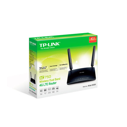 Router 4G LTE Inalámbrico de Doble Banda AC750 TP-Link