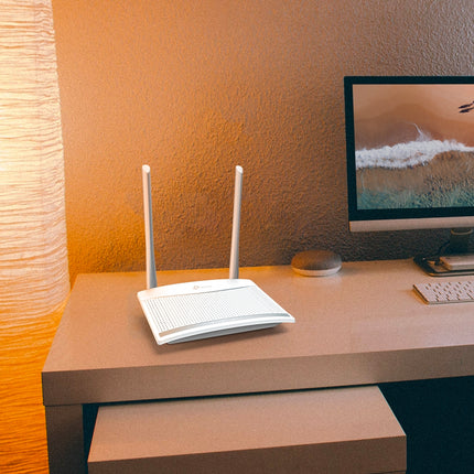 Router wifi 2 Antenas + 2 puertos WR820N TP-Link