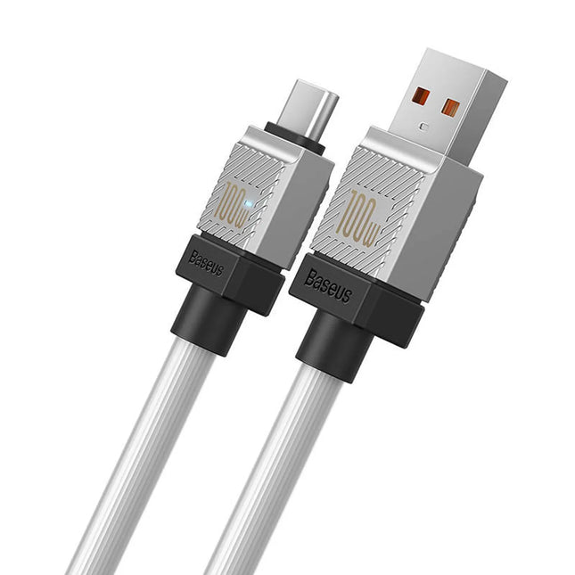 Cable USB a Type-C 100W 1m Blanco